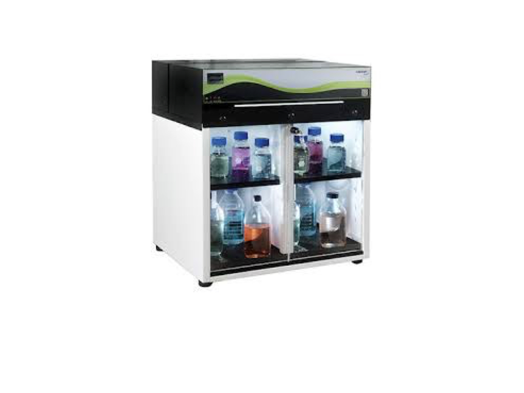 Erlab 822 Smart Chemical Storage Cabinet, with shelves and sliding doors