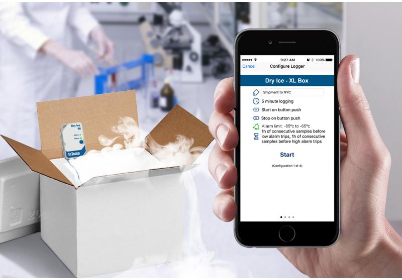 Intemp CX603 Bluetooth Low Energy Dry Ice Data Logger - Multiple Use - Image 2