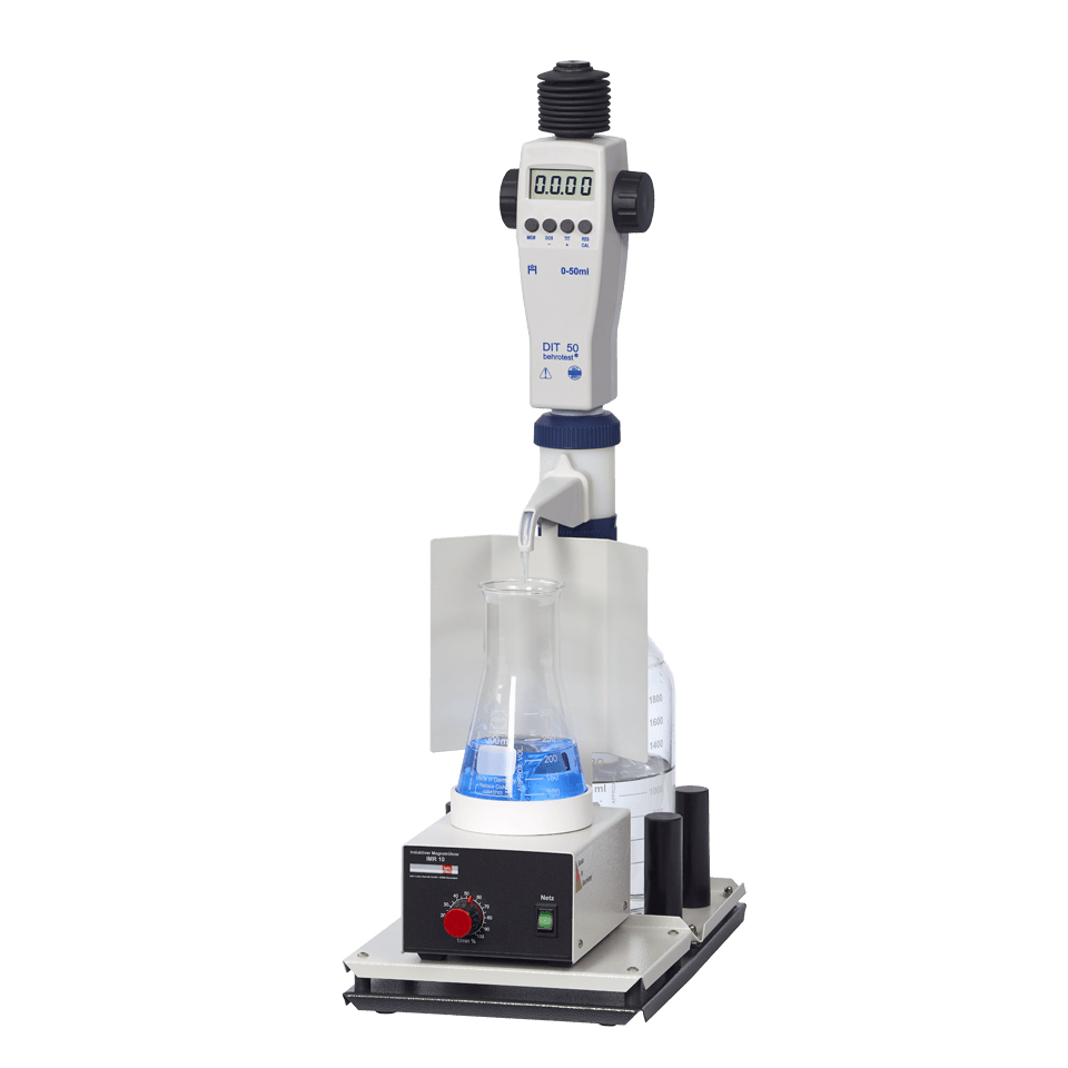 Behr Manual titration station for nitrogen determination with the Kjeldahl method without a bottle STI