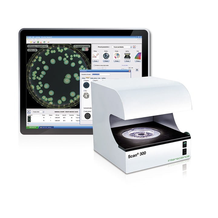 Automatic colony counter, Scan 300