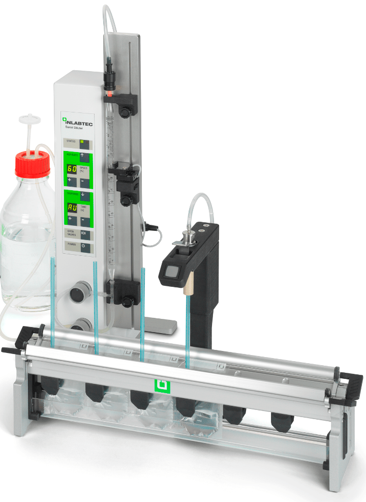 INLABTEC Serial Diluter SA complete, 6 dilutions, pipette straws