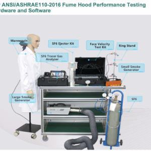 Fume Hood Complete Test Set according to ASHRAE 110-2016 (Hardware and Software)